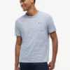 Striped Linen-Blend Pocket T-Shirt Striped Linen-Blend Pocket T-Shirt