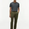 Striped Linen-Blend Pocket T-Shirt Striped Linen-Blend Pocket T-Shirt