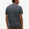 Striped Linen-Blend Pocket T-Shirt Striped Linen-Blend Pocket T-Shirt