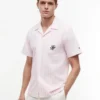 Striped Paper-Touch Camp Shirt Striped Paper-Touch Camp Shirt