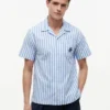 Striped Paper-Touch Camp Shirt Striped Paper-Touch Camp Shirt