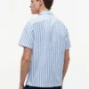Striped Paper-Touch Camp Shirt Striped Paper-Touch Camp Shirt