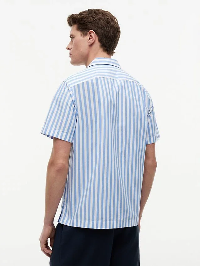 Striped Paper-Touch Camp Shirt Striped Paper-Touch Camp Shirt
