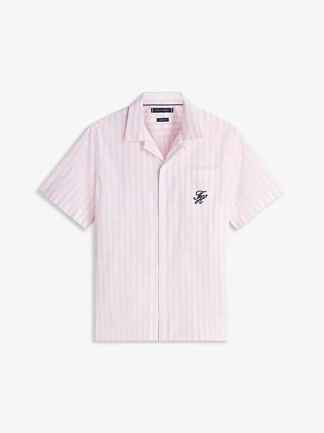 Striped Paper-Touch Camp Shirt Striped Paper-Touch Camp Shirt