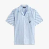 Striped Paper-Touch Camp Shirt Striped Paper-Touch Camp Shirt