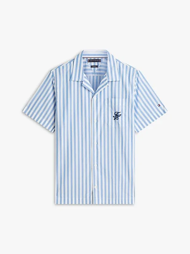 Striped Paper-Touch Camp Shirt Striped Paper-Touch Camp Shirt