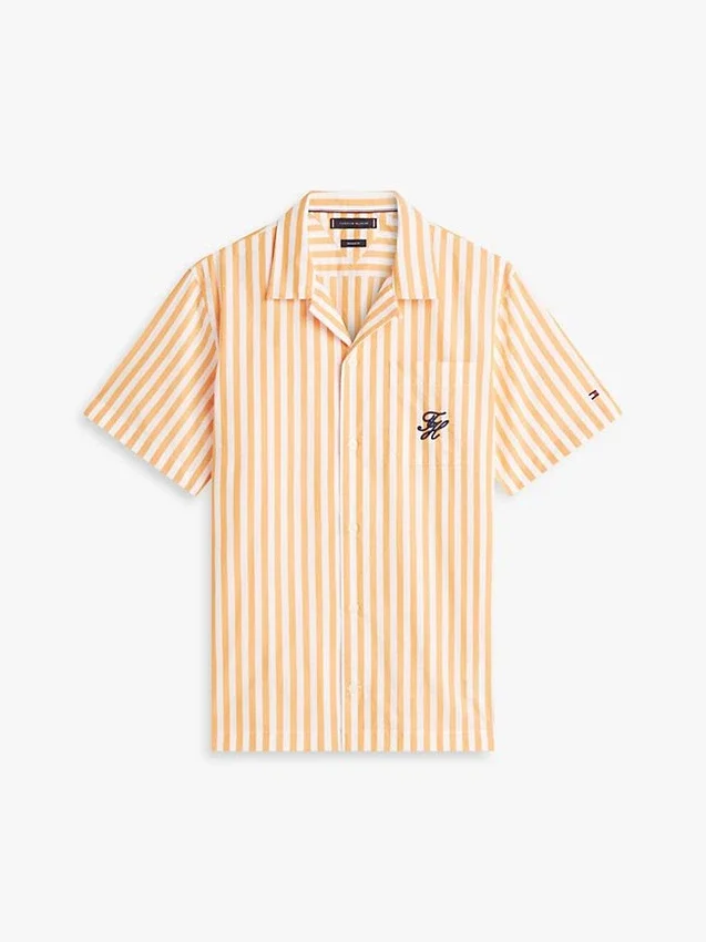 Striped Paper-Touch Camp Shirt Striped Paper-Touch Camp Shirt
