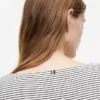 Striped Pointelle Cardigan T-Shirt Striped Pointelle Cardigan T-Shirt