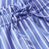 Striped Poplin Pull-On Short Striped Poplin Pull-On Short