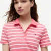 Striped Stretch Pique Polo Dress Striped Stretch Pique Polo Dress