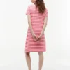 Striped Stretch Pique Polo Dress Striped Stretch Pique Polo Dress