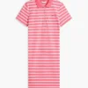 Striped Stretch Pique Polo Dress Striped Stretch Pique Polo Dress