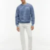 Striped Terry Crewneck Sweatshirt Striped Terry Crewneck Sweatshirt