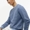 Striped Terry Crewneck Sweatshirt Striped Terry Crewneck Sweatshirt