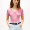 Striped V-Neck Favorite T-Shirt Striped V-Neck Favorite T-Shirt