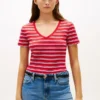 Striped V-Neck Favorite T-Shirt Striped V-Neck Favorite T-Shirt