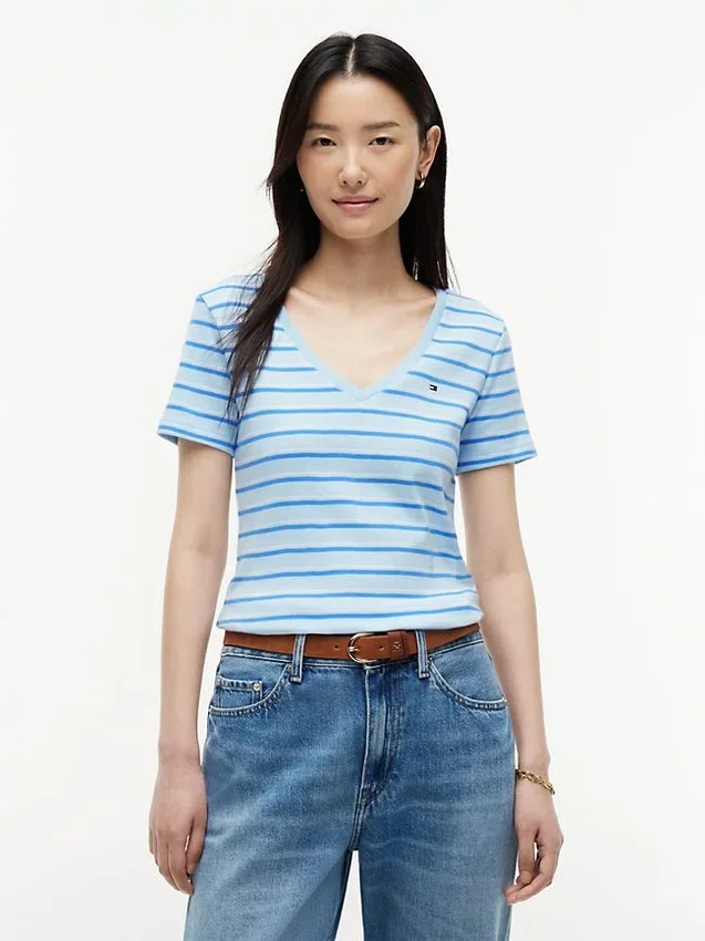 Striped V-Neck Favorite T-Shirt Striped V-Neck Favorite T-Shirt