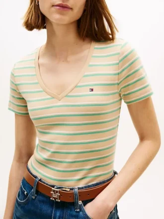 Striped V-Neck Favorite T-Shirt