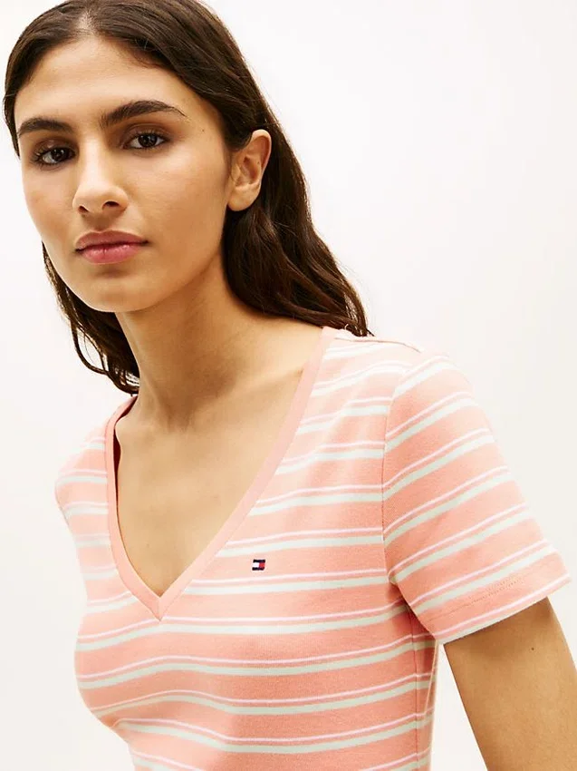 Striped V-Neck Favorite T-Shirt Striped V-Neck Favorite T-Shirt