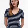 Striped V-Neck Favorite T-Shirt Striped V-Neck Favorite T-Shirt