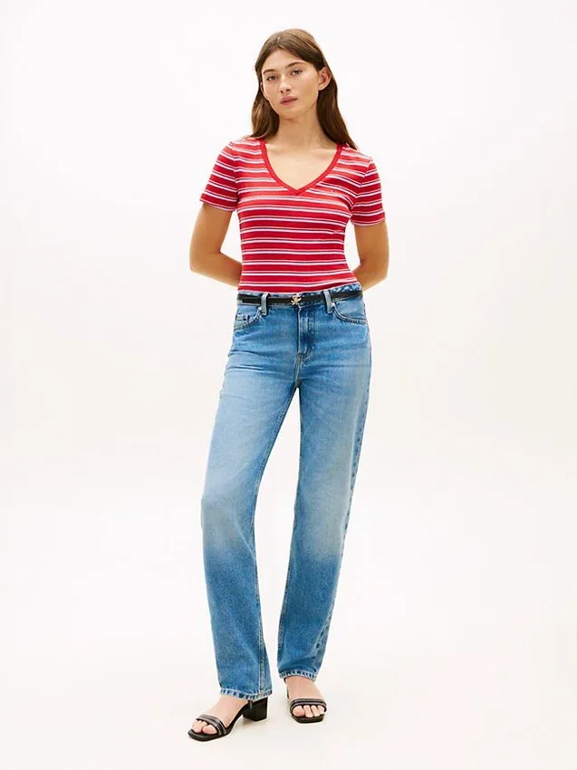 Striped V-Neck Favorite T-Shirt Striped V-Neck Favorite T-Shirt