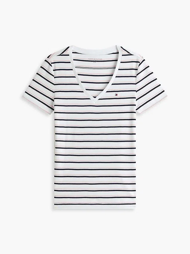 Striped V-Neck Favorite T-Shirt Striped V-Neck Favorite T-Shirt