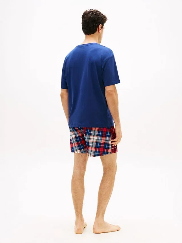 T-Shirt & Woven Short Sleep Set T-Shirt & Woven Short Sleep Set