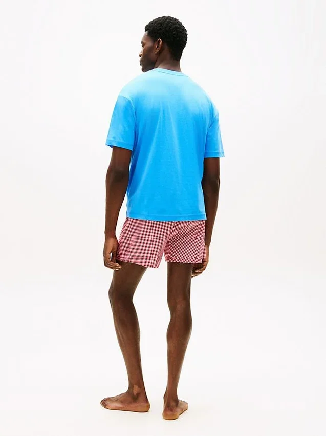 T-Shirt & Woven Short Sleep Set T-Shirt & Woven Short Sleep Set