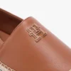 TH Monogram Leather Espadrille