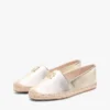 TH Monogram Metallic Leather Espadrille TH Monogram Metallic Leather Espadrille