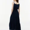 Tiered Seersucker Midi Dress Tiered Seersucker Midi Dress