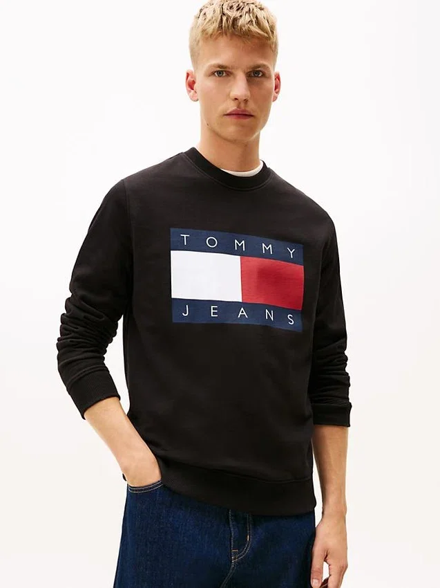 Tommy Jeans Big Flag Logo Sweatshirt Tommy Jeans Big Flag Logo Sweatshirt