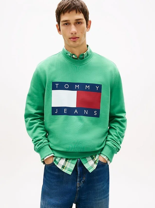 Tommy Jeans Big Flag Logo Sweatshirt Tommy Jeans Big Flag Logo Sweatshirt