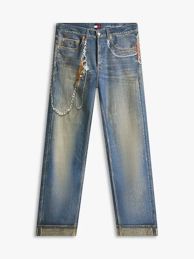 Tommy Jeans Chain-Print Relaxed Jean Tommy Jeans Chain-Print Relaxed Jean
