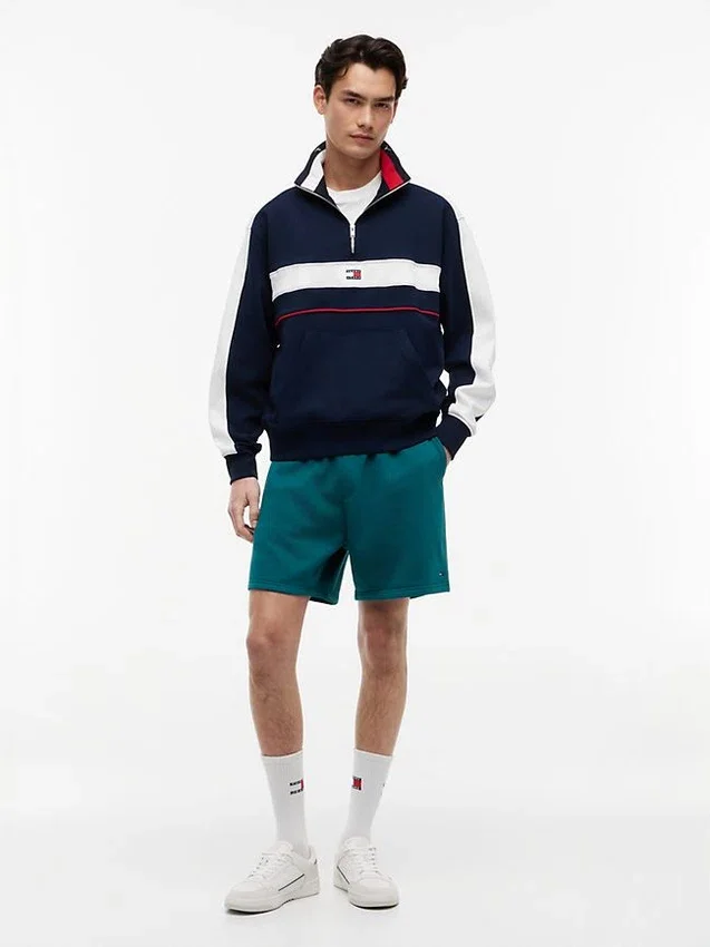 Tommy Jeans Colorblock Quarter-Zip Tommy Jeans Colorblock Quarter-Zip