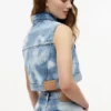 Tommy Jeans Cropped Denim Vest Tommy Jeans Cropped Denim Vest