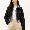 Tommy Jeans Cropped Denim Zip Jacket Tommy Jeans Cropped Denim Zip Jacket