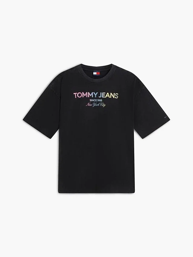 Tommy Jeans Crystal Logo T-Shirt Tommy Jeans Crystal Logo T-Shirt