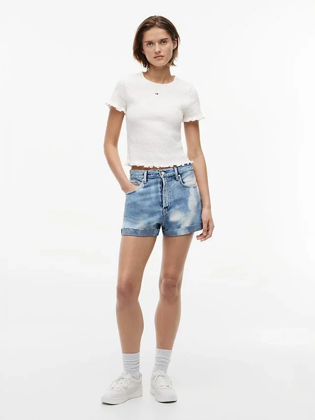 Tommy Jeans Cuffed Denim Short Tommy Jeans Cuffed Denim Short