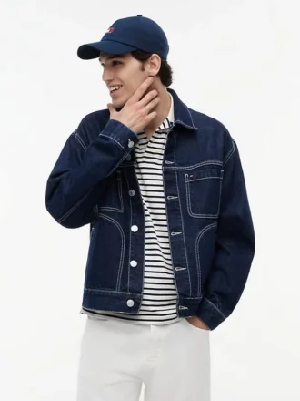 Tommy Jeans Dark Wash Denim Ranch Jacket Tommy Jeans Dark Wash Denim Ranch Jacket