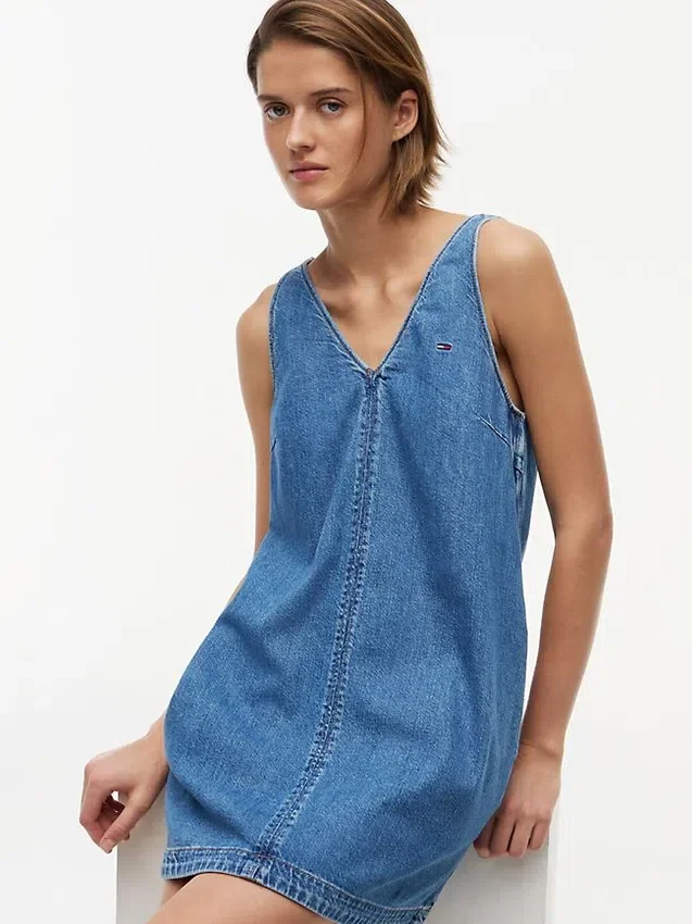 Tommy Jeans Denim Mini Dress Tommy Jeans Denim Mini Dress