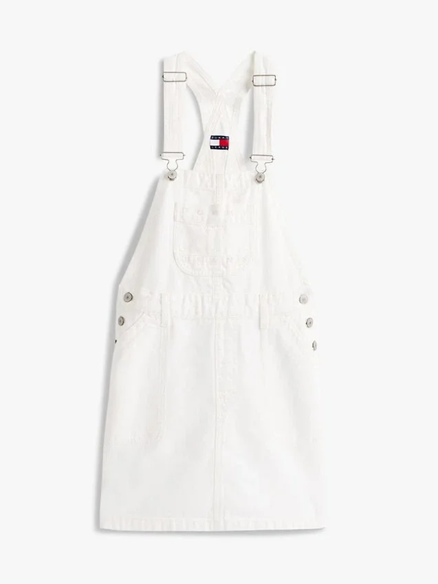 Tommy Jeans Denim Overall Mini Dress Tommy Jeans Denim Overall Mini Dress