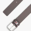 Tommy Jeans Enamel Badge Leather Belt Tommy Jeans Enamel Badge Leather Belt