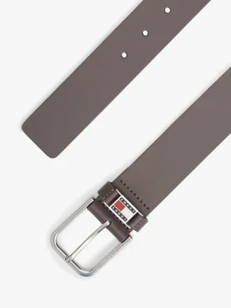 Tommy Jeans Enamel Badge Leather Belt