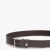 Tommy Jeans Enamel Badge Leather Belt Tommy Jeans Enamel Badge Leather Belt