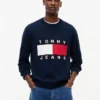 Tommy Jeans Flag Logo Crewneck Sweater Tommy Jeans Flag Logo Crewneck Sweater