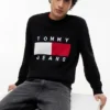 Tommy Jeans Flag Logo Crewneck Sweater Tommy Jeans Flag Logo Crewneck Sweater