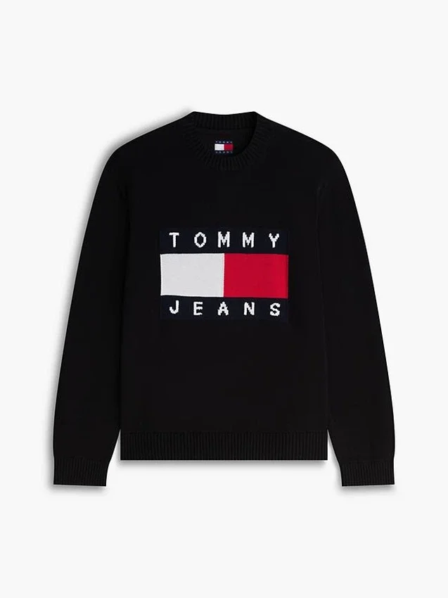 Tommy Jeans Flag Logo Crewneck Sweater Tommy Jeans Flag Logo Crewneck Sweater
