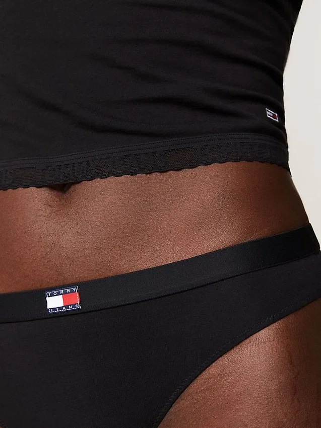 Tommy Jeans Flag Logo Thong 3-Pack Tommy Jeans Flag Logo Thong 3-Pack