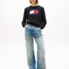 Tommy Jeans Flag Logo Tipped Sweater Tommy Jeans Flag Logo Tipped Sweater